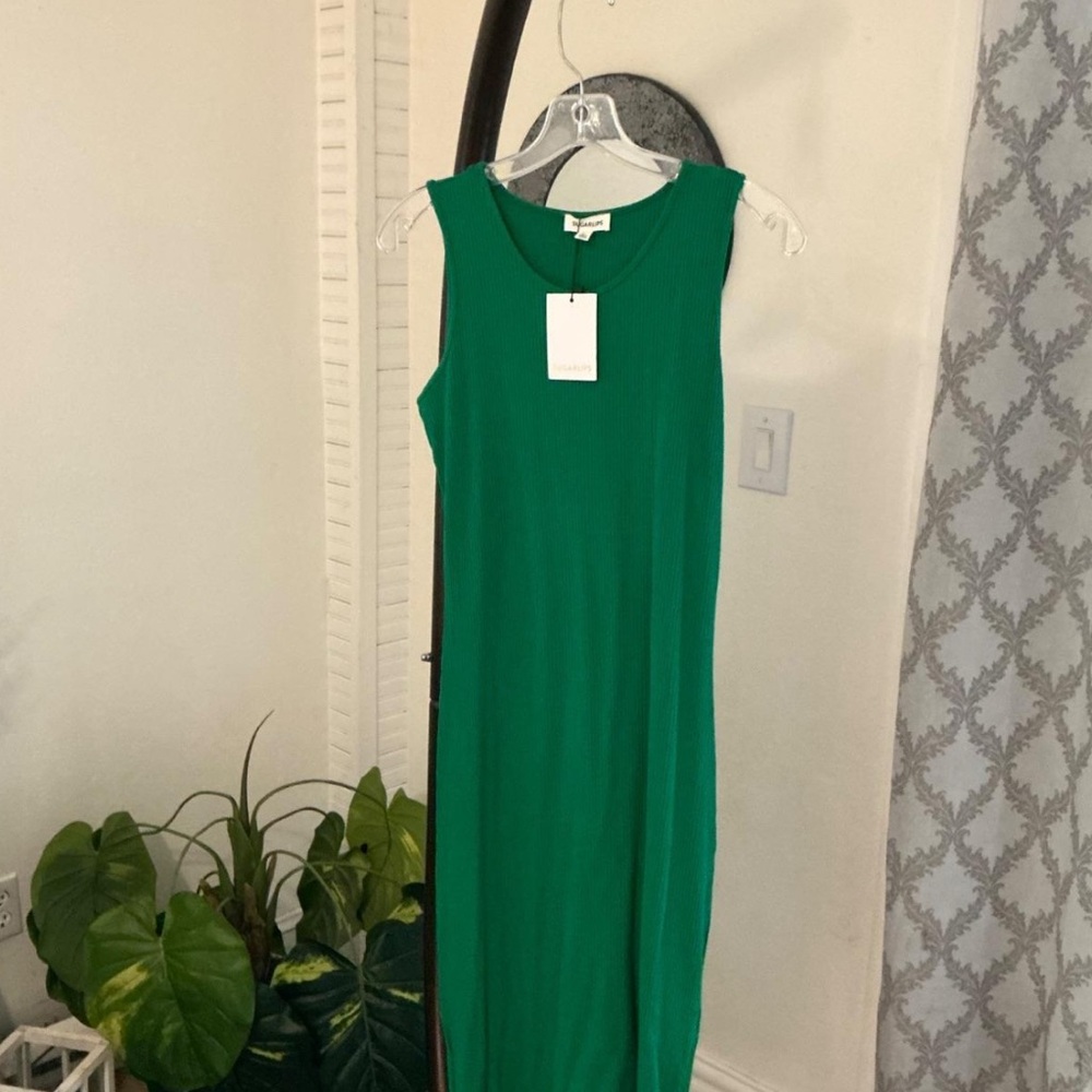 Sugarlips Vibrant Green Maxi Dress